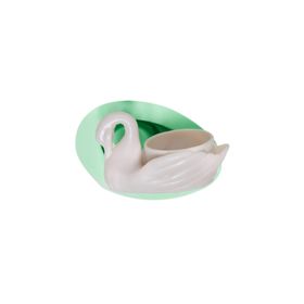 Kurdelya Kuğu Tealight Mumluk Silikon Kalıbı