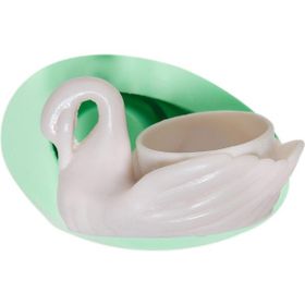 Kurdelya Kuğu Tealight Mumluk Silikon Kalıbı