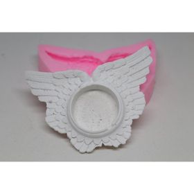 Kurdelya Melek Kanadı Tealight Mumluk Silikon Kalıbı