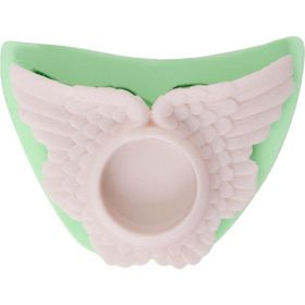 Kurdelya Melek Kanadı Tealight Mumluk Silikon Kalıbı