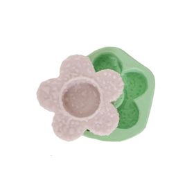 Kurdelya Papatya Tealight Mumluk Silikon Kalıbı