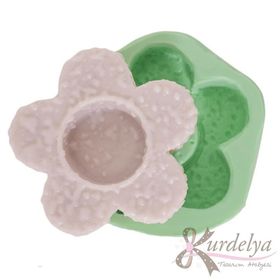 Kurdelya Papatya Tealight Mumluk Silikon Kalıbı