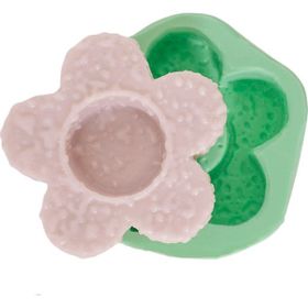 Kurdelya Papatya Tealight Mumluk Silikon Kalıbı