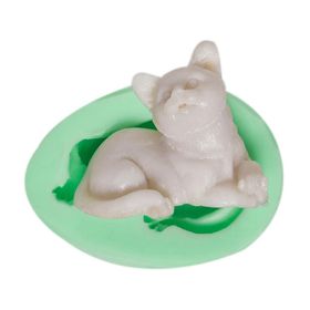 Kurdelya Sevimli Kedi Silikon Kalıbı