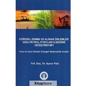 Küresel Isınma ve Alınan Önlemler Gıda Petrol Fiyatları İlişkisini Değiştirdi mi? - Aynur Pala