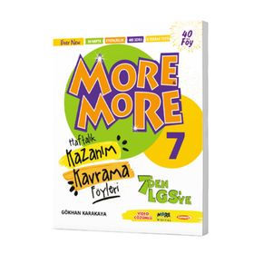 Kurmay ELT 7. Sınıf More & More Haftalık Kazanım Kavrama Föyleri