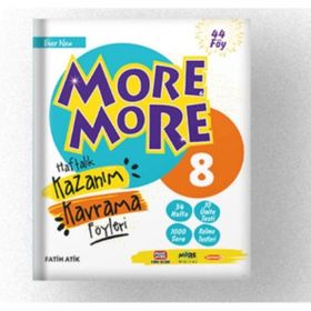Kurmay ELT Yayınları 8. Sınıf More & More Haftalık Kazanım Kavrama Föyleri