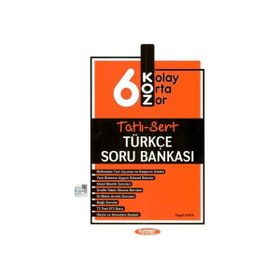 Kurmay Okul Koz 6 Tatlı Sert Türkçe Soru Bankası