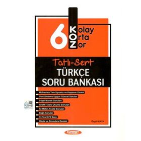 Kurmay Okul Koz 6 Tatlı Sert Türkçe Soru Bankası