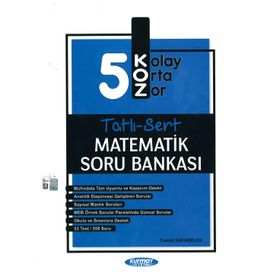 Kurmay Okul Yayınları 5. Sınıf Matematik Koz Tatlı Sert Soru Bankası
