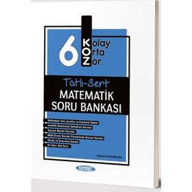 Kurmay Okul Yayınları 6. Sınıf Matematik Koz Tatlı Sert Soru Bankası