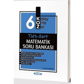 Kurmay Okul Yayınları 6. Sınıf Matematik Koz Tatlı Sert Soru Bankası