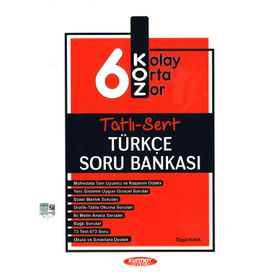 Kurmay Okul Yayınları 6. Sınıf Türkçe Koz Tatlı Sert Soru Bankası