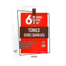 Kurmay Okul Yayınları 6. Sınıf Türkçe Koz Tatlı Sert Soru Bankası