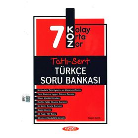 Kurmay Okul Yayınları 7. Sınıf Türkçe Koz Tatlı Sert Soru Bankası