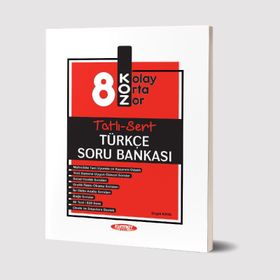 Kurmay Okul Yayınları 8. Sınıf Türkçe Koz Tatlı Sert Soru Bankası