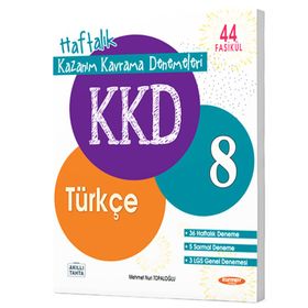 Kurmay Yayınları 8. Sınıf Haftalık Kazanım Kavrama Denemeleri Türkçe