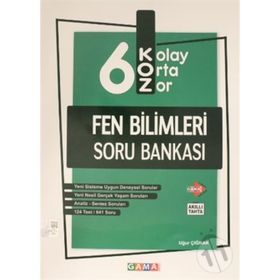 Kurmay Yayınları Koz 6. Sınıf Fen Bilimleri Soru Bankası