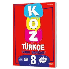 Kurmay Yayınları LGS 8. Sınıf KOZ Kolay Orta Zor Türkçe Soru Bankası