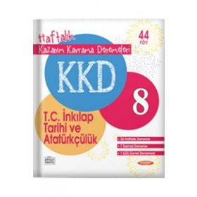 Kurmay Yayınları LGS 8. Sınıf T.C. İnkılap Tarihi ve Atatürkçülük Haftalık Kazanım Kavrama Denemeleri
