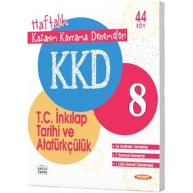 Kurmay Yayınları LGS 8. Sınıf T.C. İnkılap Tarihi ve Atatürkçülük Haftalık Kazanım Kavrama Denemeleri
