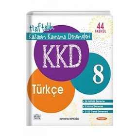 Kurmay Yayınları LGS 8. Sınıf Türkçe Haftalık Kazanım Kavrama Denemeleri