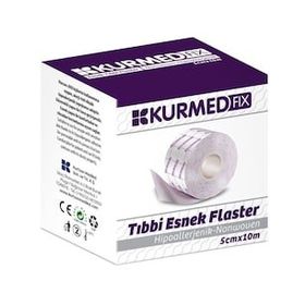 Kurmed Fix Tıbbi Esnek 5 cm x 10 m Flaster