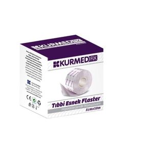 Kurmed Fix Tıbbi Esnek 5 cm x 10 m Flaster