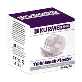 Kurmed Fix Tıbbi Esnek 5 cm x 10 m Flaster