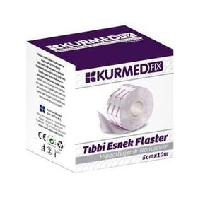 Kurmed Fix Tıbbi Esnek 5 cm x 10 m Flaster