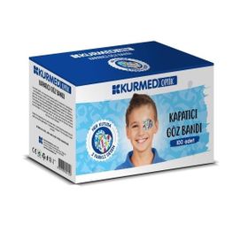 Kurmed Optik 100 Adet Erkek Desenli Kapatıcı Göz Bandı