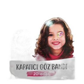 Kurmed Optik 20 Adet Kız Çocuk Göz Pedi