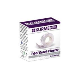 Kurmedfix 2.5 cm x 5 m Tıbbi Esnek Flaster
