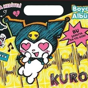 Kuromi Çıkartma Hediyeli Boyama Albümü Doğan Çocuk Yayınları