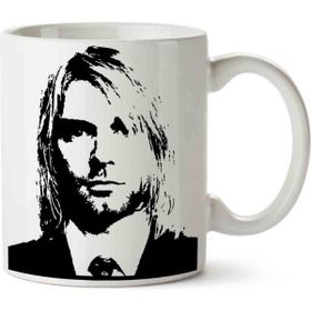 Kurt Cobain Silhouette Baskılı Kupa