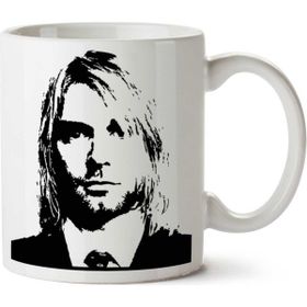 Kurt Cobain Silhouette Baskılı Kupa