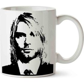 Kurt Cobain Silhouette Baskılı Kupa