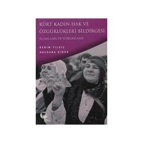KÜRT KADIN HAK VE ÖZGÜRLÜKLERİ BILDIRGESI - KERIM YILDIZ;ARCHANA SINHA