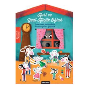 Kurt ve Yedi Küçük Oğlak - Çıkartmalı Faaliyetlerle Masal Diyarına Yolculuk -Doğan ve Egmont Yayıncılık