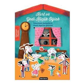 Kurt ve Yedi Küçük Oğlak - Çıkartmalı Faaliyetlerle Masal Diyarına Yolculuk -Doğan ve Egmont Yayıncılık