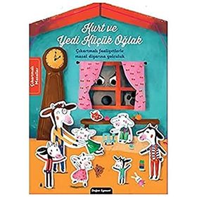 Kurt ve Yedi Küçük Oğlak - Çıkartmalı Faaliyetlerle Masal Diyarına Yolculuk -Doğan ve Egmont Yayıncılık