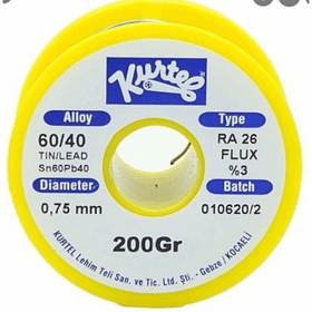 Kurtel 200 gr 0.75 mm 60/40 Makara Lehim Teli