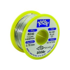 Kurtel 200 gr 0.75 mm Kendinden Pastalı Lehim Teli