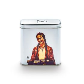 Kuru Kahveci Mehmet Efendi 153 15 21 071 Kahve Sunan Kadın Retro Koleksiyon Metal Kutu