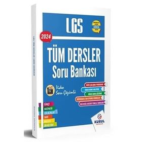 Kurul Yayıncılık 2024 LGS Tüm Dersler Tek Kitap Soru Bankası