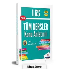 Kurul Yayıncılık 2024 LGS Tüm Dersler Tek Konu Anlatımlı Kitap