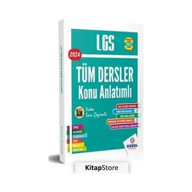 Kurul Yayıncılık 2024 LGS Tüm Dersler Tek Konu Anlatımlı Kitap