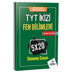 Kurul Yayıncılık TYT İkizi Fen Bilimleri Tamamı Çözümlü 5x40 Deneme Sınavı