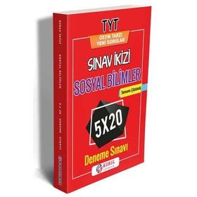 Kurul Yayıncılık TYT Sosyal Bilimler Sınav İkizi Tamamı Çözümlü 5x20 Deneme Sınavı