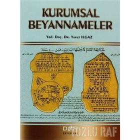 Kurumsal Beyannameler - yard yavuz ilgaz